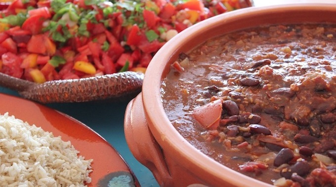 Coconut and Kidney Bean Chilli