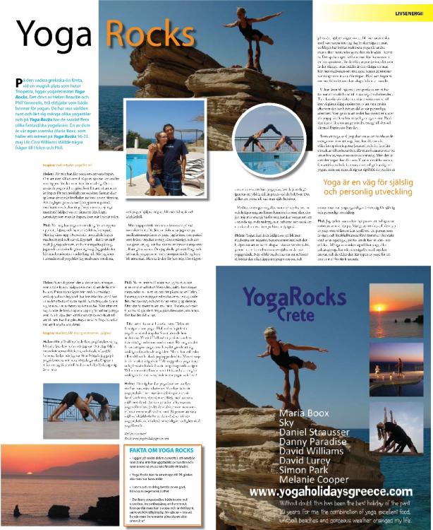 Inspire Magazine 2012 - Yoga Rocks Interview