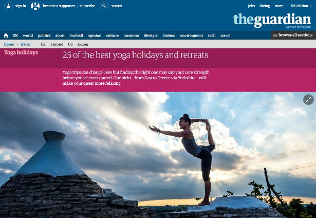 Yoga Rocks in Guardian 25 best Yoga reteats