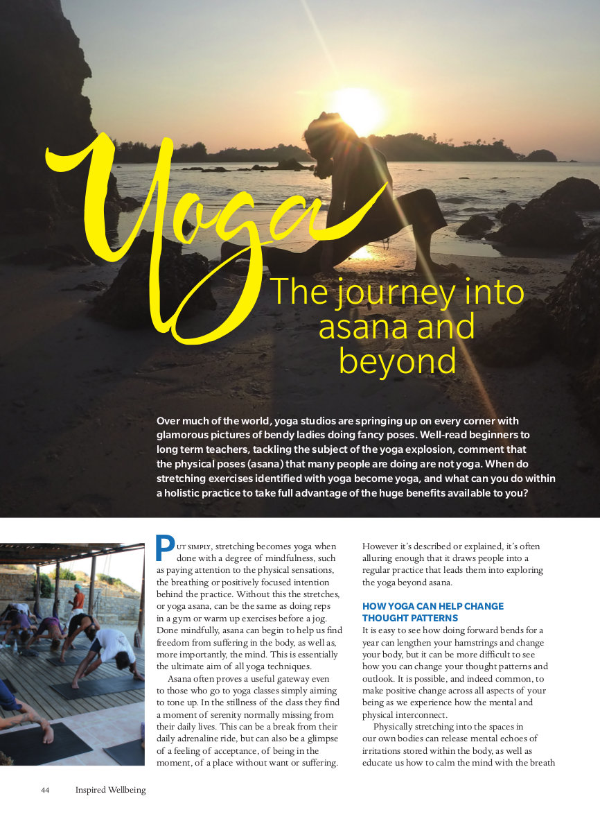 Yoga asana and beyond: what yoga can do for you and where it can take you.  Yoga Rocks Retreats